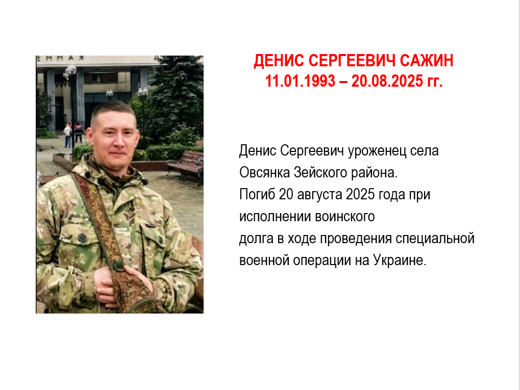 Сажин Денис Сергеевич