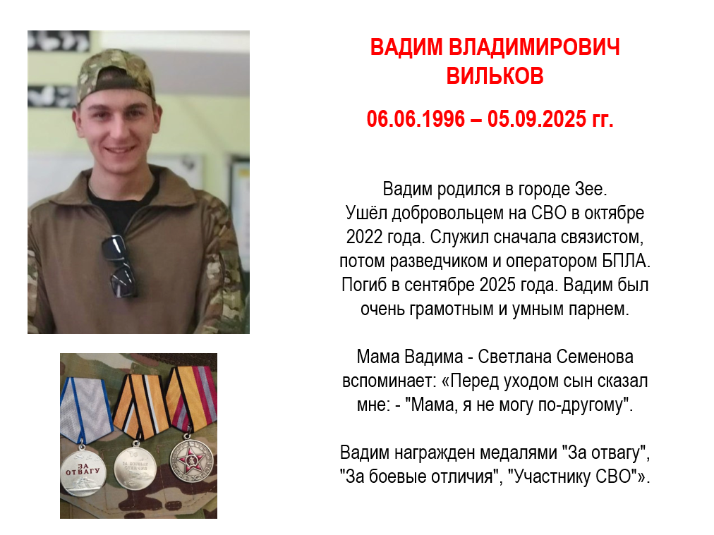 Вильков Вадим Владимирович